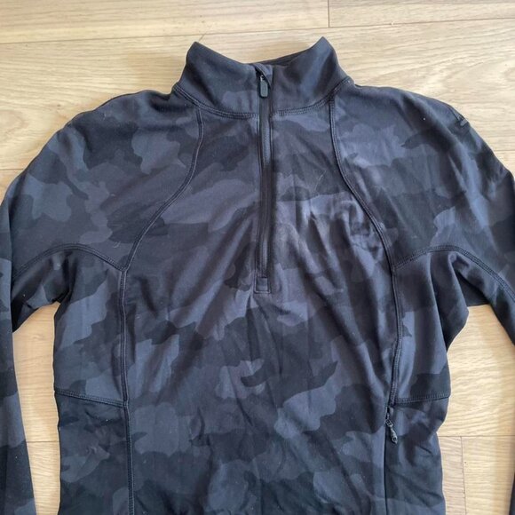 Lululemon Black Cropped Long-sleeves Running Top - Picture 3 of 8